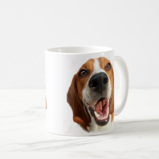 Mug Heureux Beagle (Devant droit)
