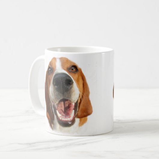 Mug Heureux Beagle (Devant gauche)