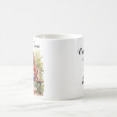 Mug Heureux Café Des Amis Avec Fleur Chat Et Chien (Centre)