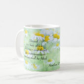 Mug Heureux ceux qui ont faim - Matthieu 5:6 (Devant gauche)