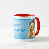 Mug Heureux Cocker Spaniel Howliday (Devant droit)