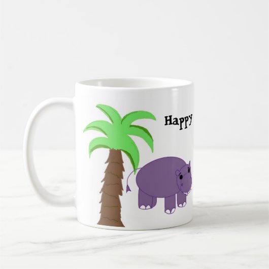 Mug Heureux comme Hippo (Gauche)