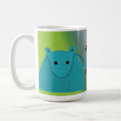 Mug Heureux comme un Hippopotame (Gauche)