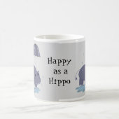 Mug Heureux comme un Hippopotame (Centre)