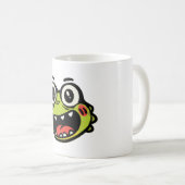 Mug heureux crocodile (Devant droit)