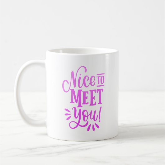 Mug heureux de vous rencontrer  (Gauche)