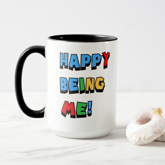 Mug Heureux d'être moi (Avec donut)