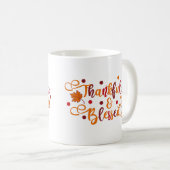 Mug Heureux et bénis (Devant droit)