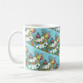 MUG HEUREUX FLUTTERBUN RABBIT PRINTEMPS, FUNNY BUNNY R (Gauche)
