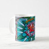 Mug Heureux Graffiti du 18ème anniversaire (Devant gauche)