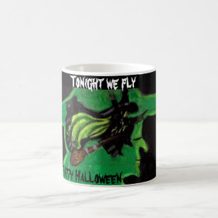 MUG HEUREUX HALLOWEEN VOLANT TOMBE DE TÉMOINS