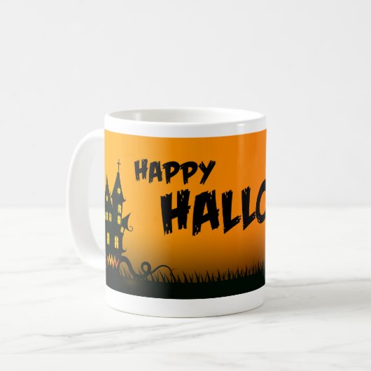 Mug heureux hallowen (Devant gauche)