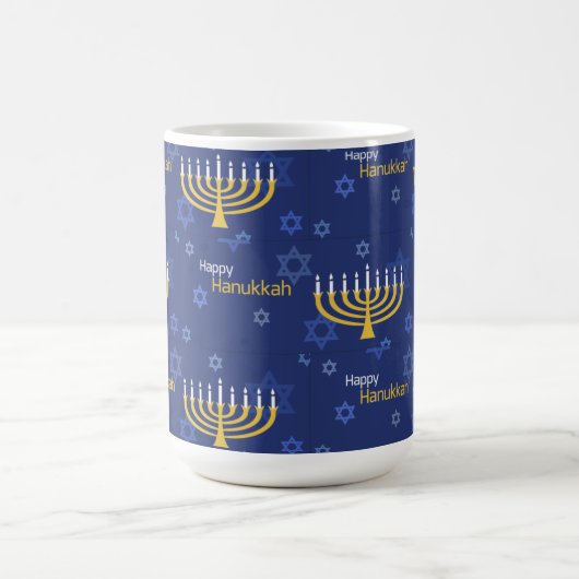 Mug Heureux Hanoukka Menorah (Centre)