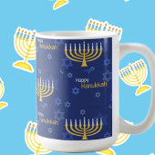 Mug Heureux Hanoukka Menorah