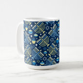 Mug Heureux Hanoukka Menorah (Devant gauche)