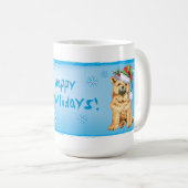 Mug Heureux Howliday Chow Chow (Devant droit)