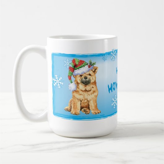 Mug Heureux Howliday Chow Chow (Gauche)