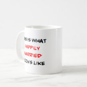 Mug heureux marié (Devant gauche)