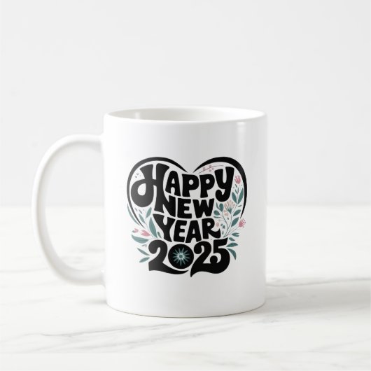 Mug heureux nouvel an 2025 (Gauche)