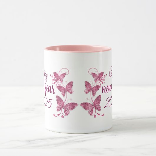 Mug heureux nouvel an 2025 (Centre)