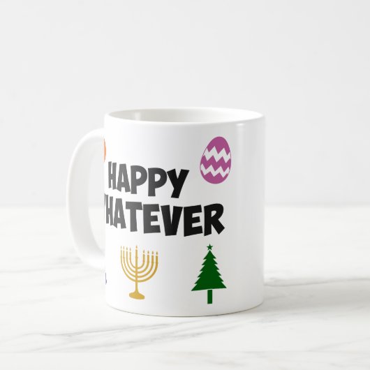 Mug Heureux quelque vacances (Devant gauche)