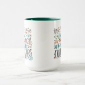 Mug Heureux qu'il y ait des citations d'octobre (Centre)