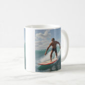 Mug Heureux surfeur (Devant droit)