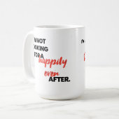 Mug Heureux toujours après vs sombre et dangereux (Devant gauche)