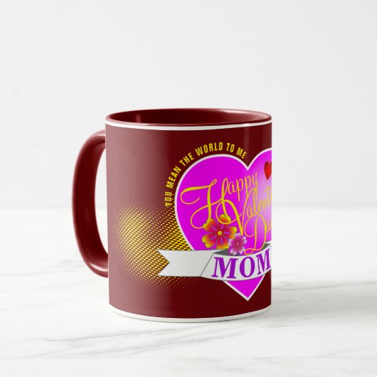 Mug Heureux Valentines (Devant gauche)