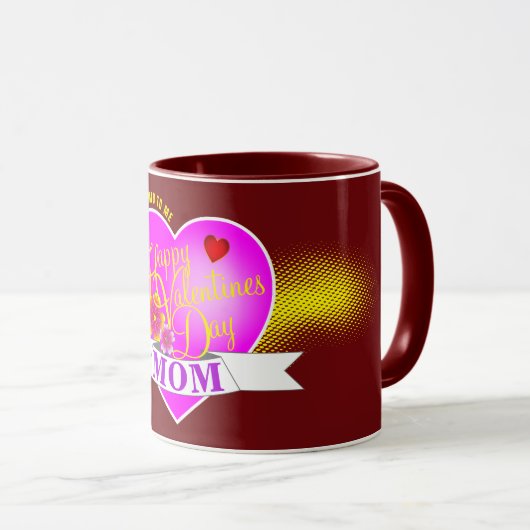 Mug Heureux Valentines (Devant droit)