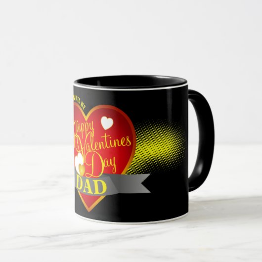Mug Heureux Valentines (Devant droit)