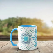 Mug Hexa triangles pétales yantra