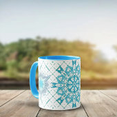 Mug Hexa triangles pétales yantra