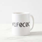Mug Hexadécimal de café (Devant droit)