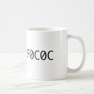 Mug Hexadécimal de café