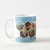 Mug Hexagon Family Photo Collage (Gauche)