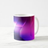 Mug Hexagonal Abstrait forme arrière-plan abstrait, ar (Devant droit)