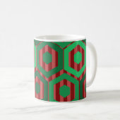 Mug Hexagones de Noël (Devant droit)