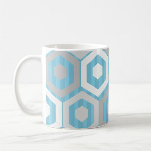 Mug Hexagones d'hiver et rayures