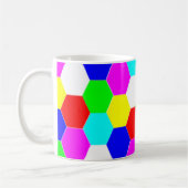 MUG HEXAGONS COLORÉS (Gauche)