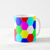 MUG HEXAGONS COLORÉS (Devant droit)