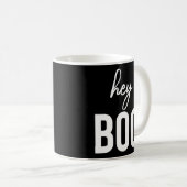 Mug Hey Boo Love Ghost Pun Boo Halloween (Devant droit)