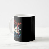 Mug Hey Chicago Whadya Dire Hot Chien Baseball Graphic (Devant gauche)