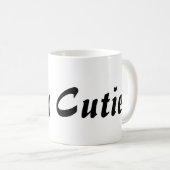 Mug Hey Cutie Black Lettering (Devant droit)