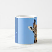 Mug Hey là drôle Giraffe photo avec texte (Centre)