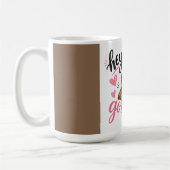 Mug Hey Magnifique Design de Chat Mignon (Gauche)
