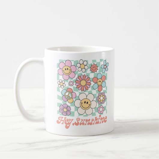 Mug Hey Sunshine Floral été (Gauche)