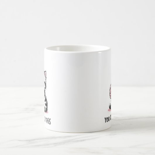 Mug Hey, tu as laissé tomber cette Mug, Funny Cat (Centre)