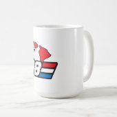 Mug HI808 Fierté d'Hawaii Graphique avec une Atmosphèr (Devant droit)