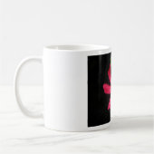 Mug hibiscus à fleurs rouges (Gauche)